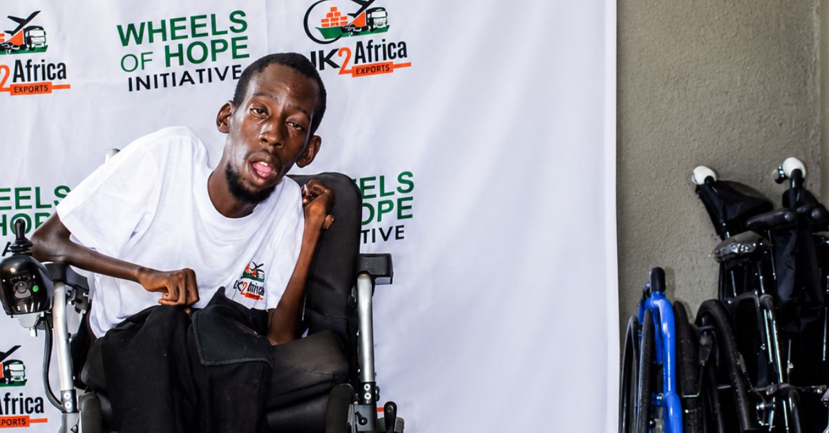 Read more about the article UK 2 Africa Exports Donates Wheelchairs to Wheels of Hope Initiative